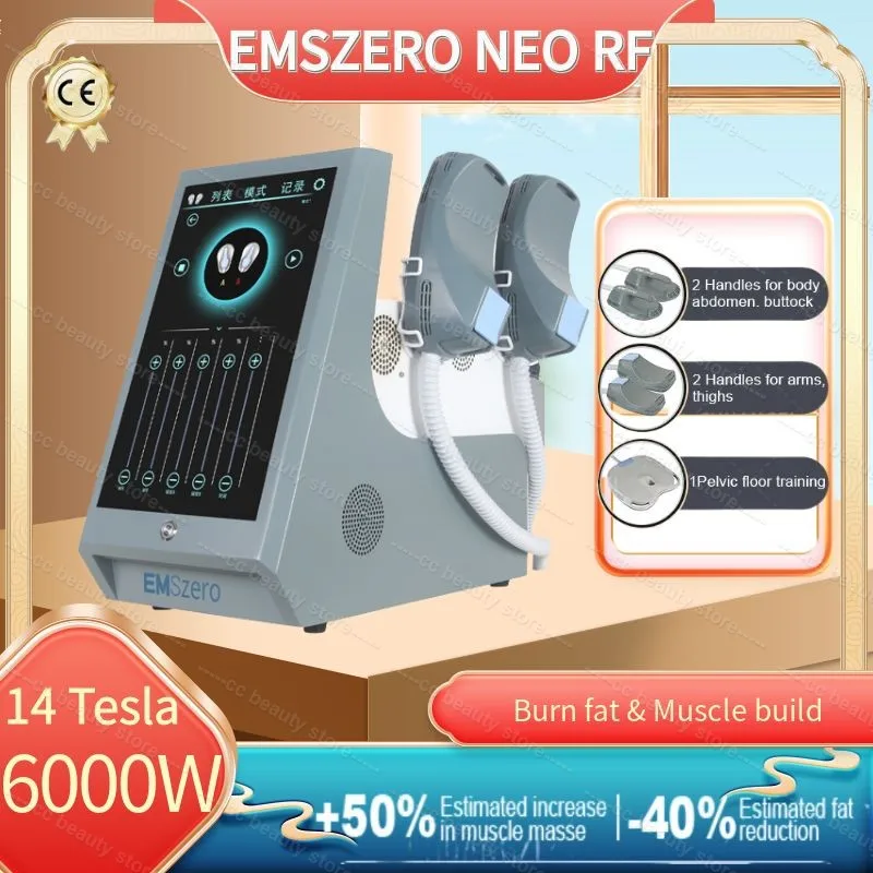 

2023 popular DLS-EMSLIM Neo14 Tesla Hi-emt body sculpt Machine Muscle Stimulator 4 Handles Work Simultaneously EMSzero For Salon