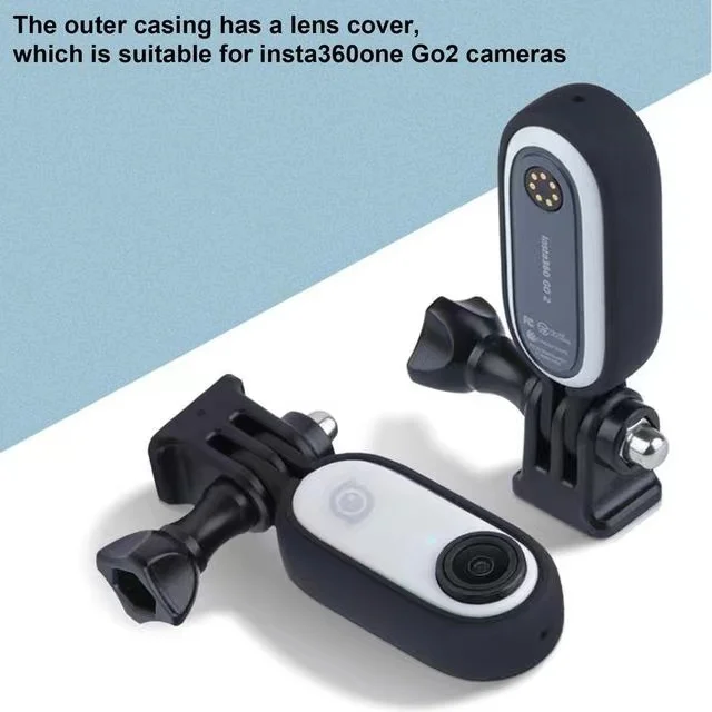 

Fhx-14C Insta360 Protective Frame Mount ABS PC 1/4 Adapter Bracket Stabilizer for Insta360 Go2 Camera Accessories