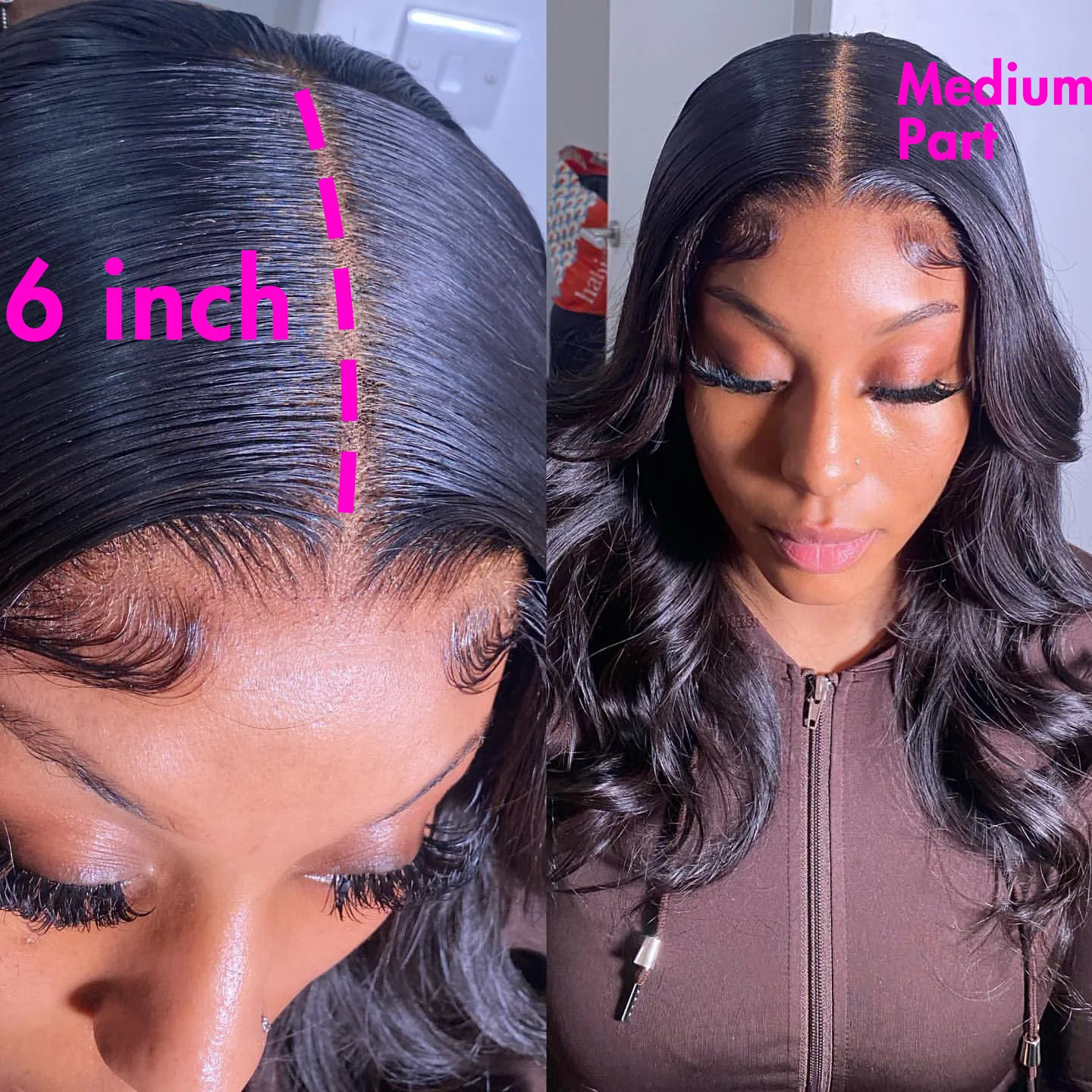 Lace Frontal Wig 32 Inch Body Wave 13X4 Front Wigs For Women Human Hair Loose Virgin Brazilian 180 Density |