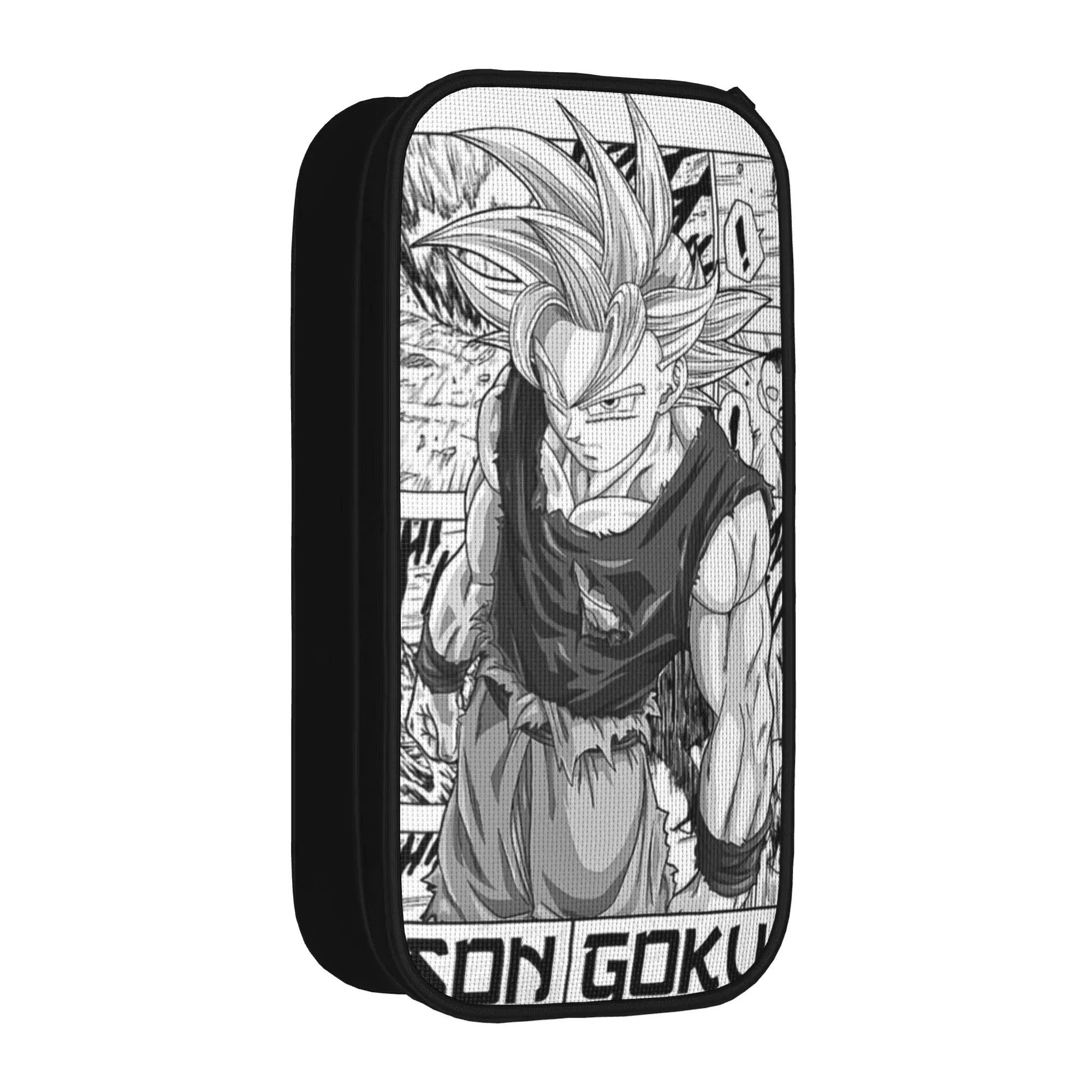 Фото Большой пенал для ручек DBZ Dragon Ball Z (Драгонболл Зет) — двухслойный пенал-косметичка для девочек, подарок-сюрприз №2