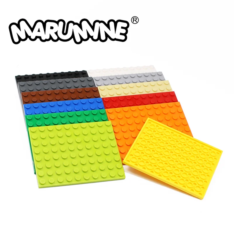 Базовая пластина MARUMINE MOC 8x12, Классический строительный блок, пластиковая модель пластины, 5 шт., конструкторные кирпичи, креативные Подарочные игрушки Базовая пластина MARUMINE MOC 8x12, Классический строительный блок, пластиковая модель пластины, 5 шт., конструкторные кирпичи, креативные Подарочные игрушки