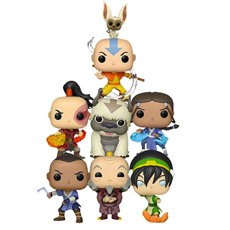 Аниме фигурки Аватара: Последний аirbender #540 Appa #542 Azula #838 Zuko funkoe Аватар экшн-фигурки