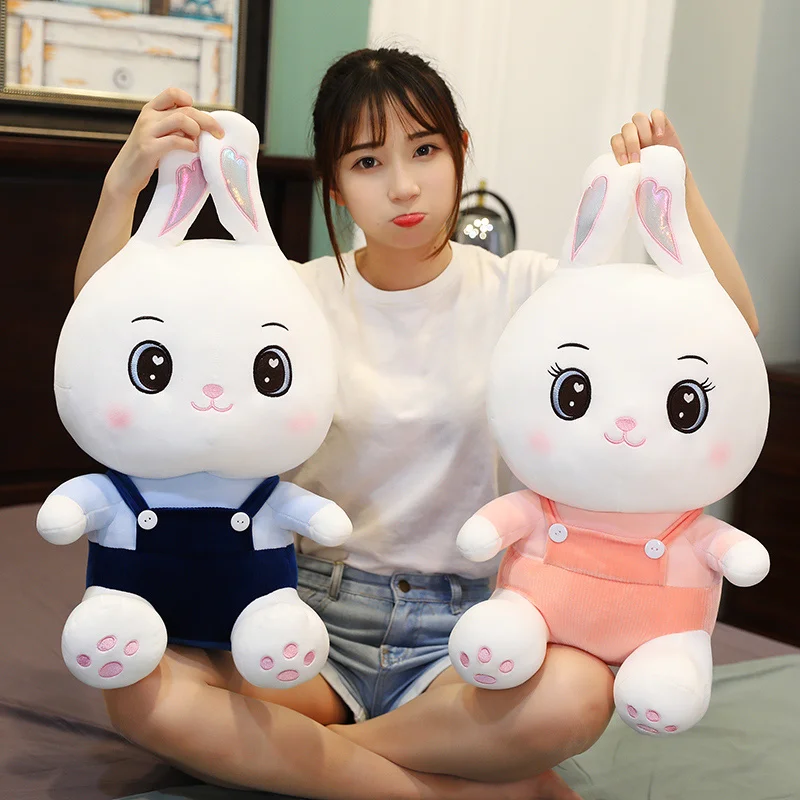 

New Cartoon Kawaii Plush Rabbit Doll Stuffed Animals BunnyPlush Toys For Children Appease Pillow Kids Lovers Birthday Baby Gift