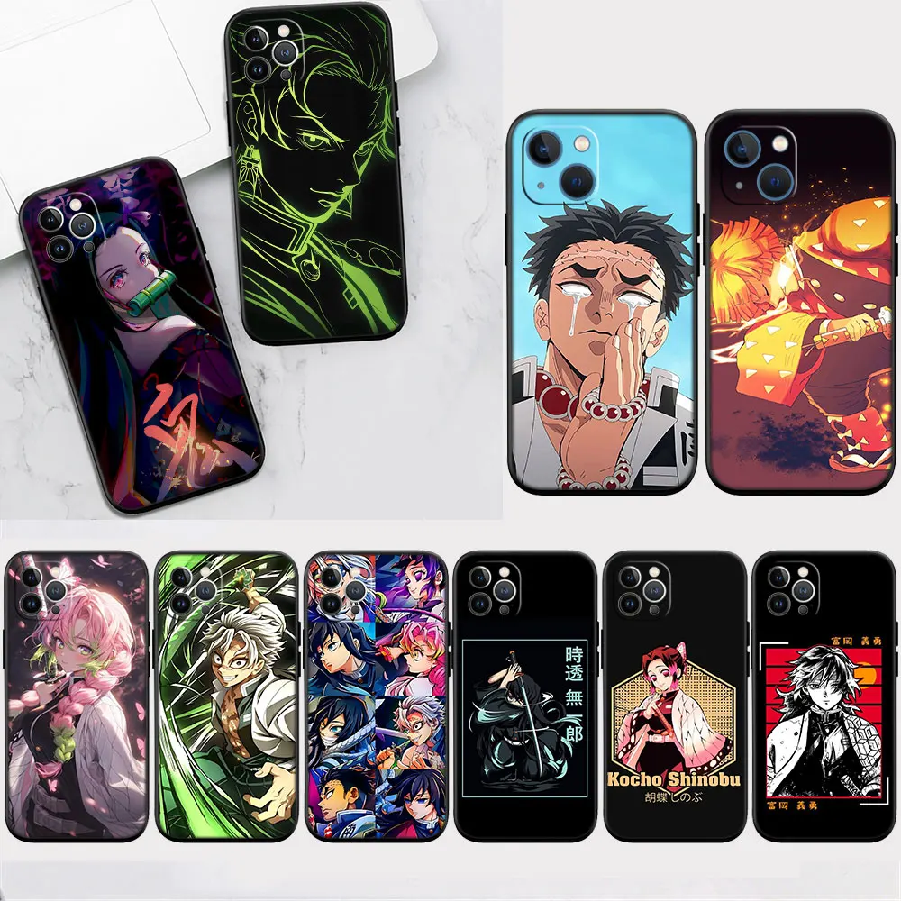 XH7 Demon Slayer Soft Silicone Case for Xiaomi Mi Poco F1 F2 F3 M2 M3 M4 M5 C3 X2 X3 X4 GT NFC Pro