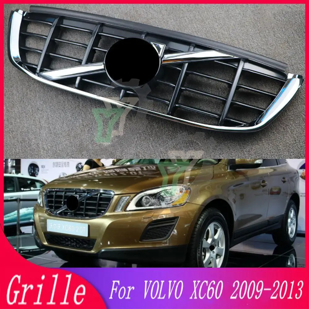 

31290999 For VOLVO XC60 2009 2010 2011 2012 2013 Car Accessory Chrome Front Bumper Grille Centre Panel Styling Upper Grill