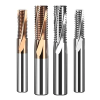 1pcs npt full tooth milling cutter no 8 36 alloy taper pipe thread mill special for stainless steel and aluminum alloy
