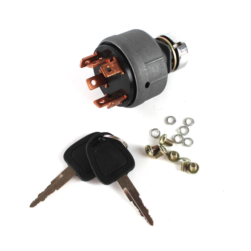 

Excavator Parts For 549-00110a Starter Ignition Switch W/2 Keys For Daewoo Doosan S55 Dh55-5 Dh60-7 Dh80-7 Dh130-5 Dh150-7