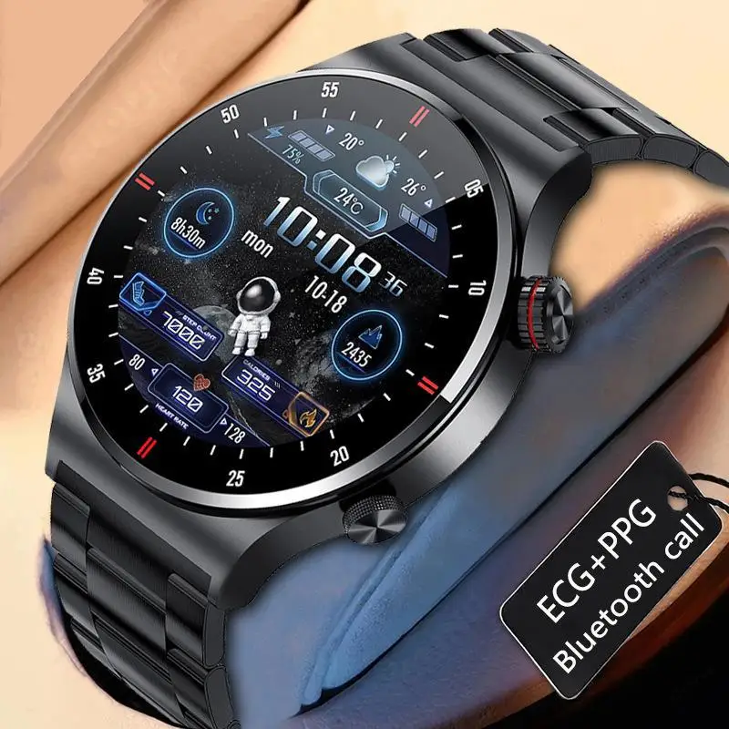 

QW33 Smart Watch Bluetooth Call NFC Access Control HR BP Spo2 Health Monitoring Rotate Button Two Menu Style Smartwatch