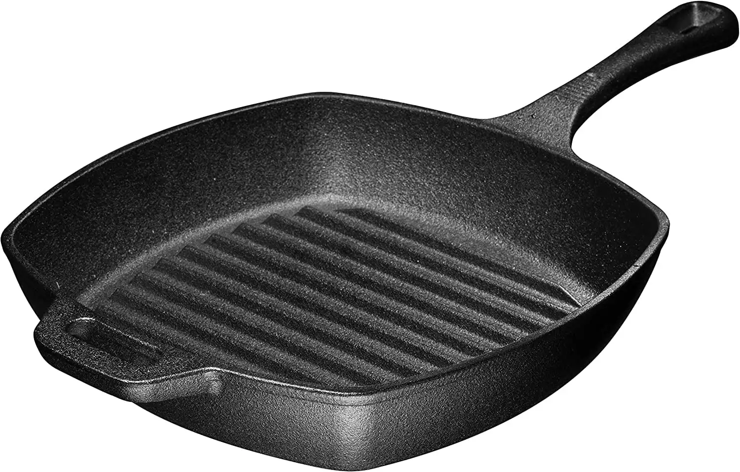 

10 Inch Square Cast Iron Grill Pan Skillet Grill Pan With Easy Grease