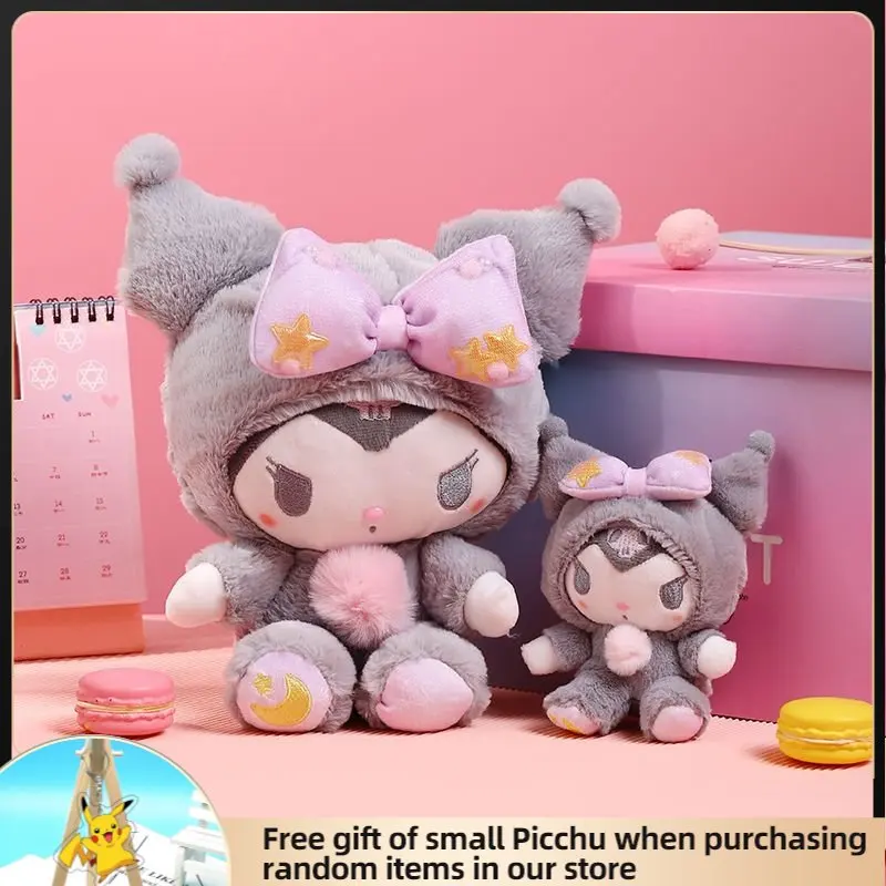 

Takara Tomy Sanrio Plush Toy Mymelody Kuromi Cinnamoroll Stuffed Figure Doll Pendant Child Christmas Gift BedRoom Decoration
