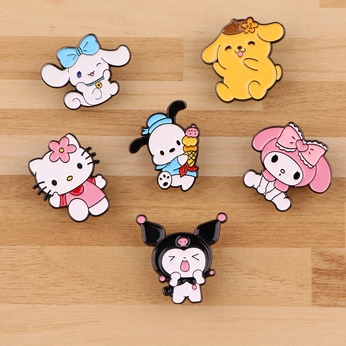 Kawaii Angle мультфильм эмаль булавки броши для детей одежда рюкзак лацкан значки