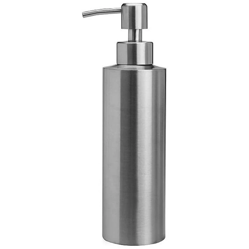 

JFBL Hot Kitchen And Bathroom Liquid Hand Washing Bottle Soap Dispenser 304 Stainless Steel Countertop Lotion Dispenser Anti-Rus