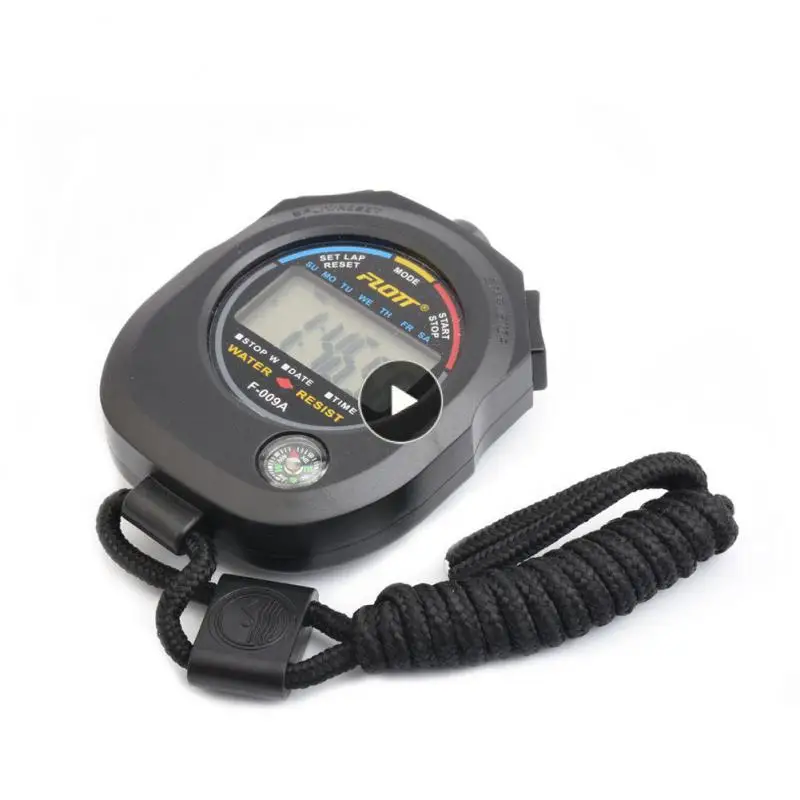 

Portable Chronometer Waterproof Digital Timer LCD Stopwatch Chronograph Sports Professional Sports Stopwatch Timer Counter