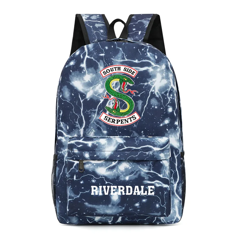 Модные модные рюкзаки для ноутбуков Riverdale школьные сумки с принтом оксфордские