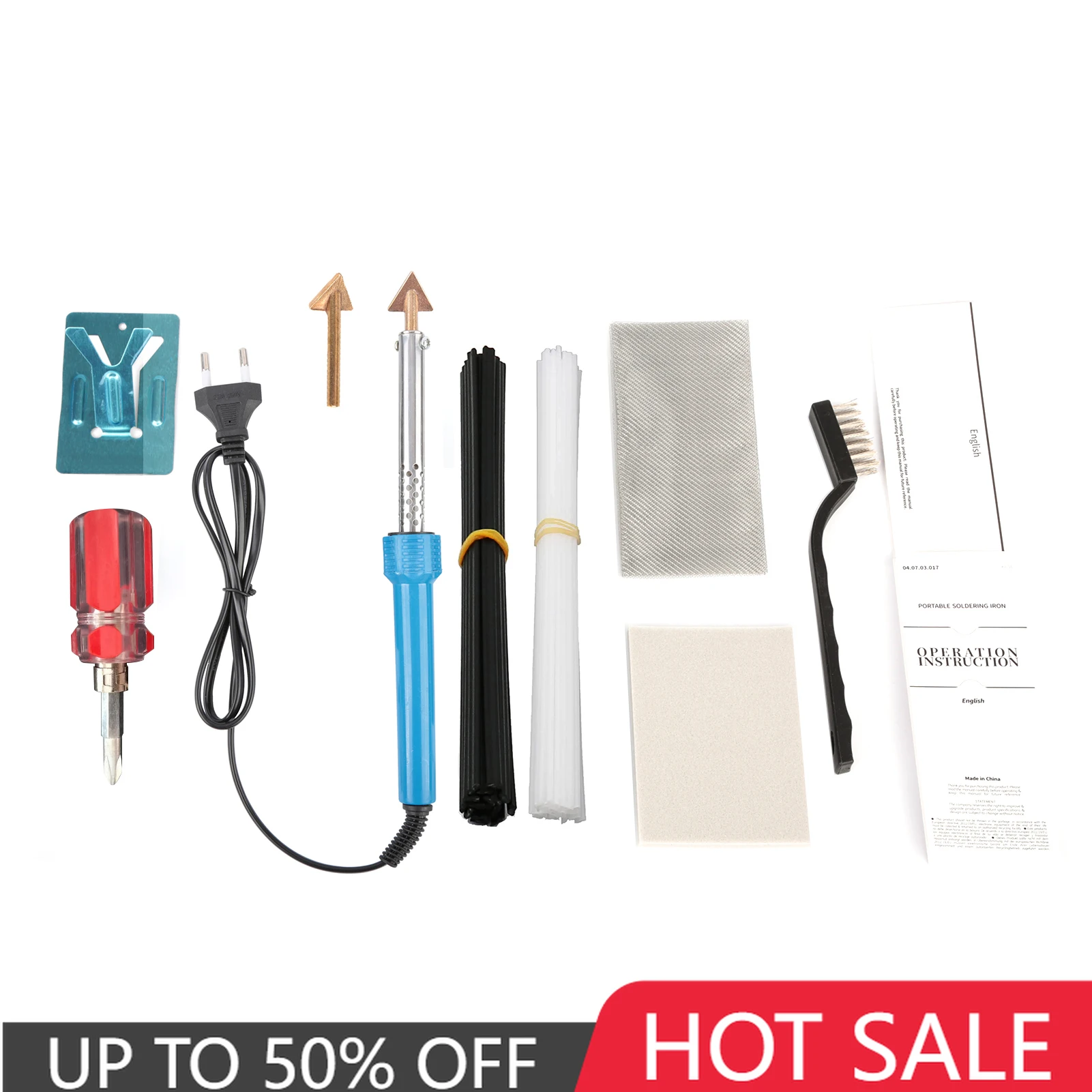 Набор для ремонта пластмассы 70 Вт 20 стержней | Инструменты