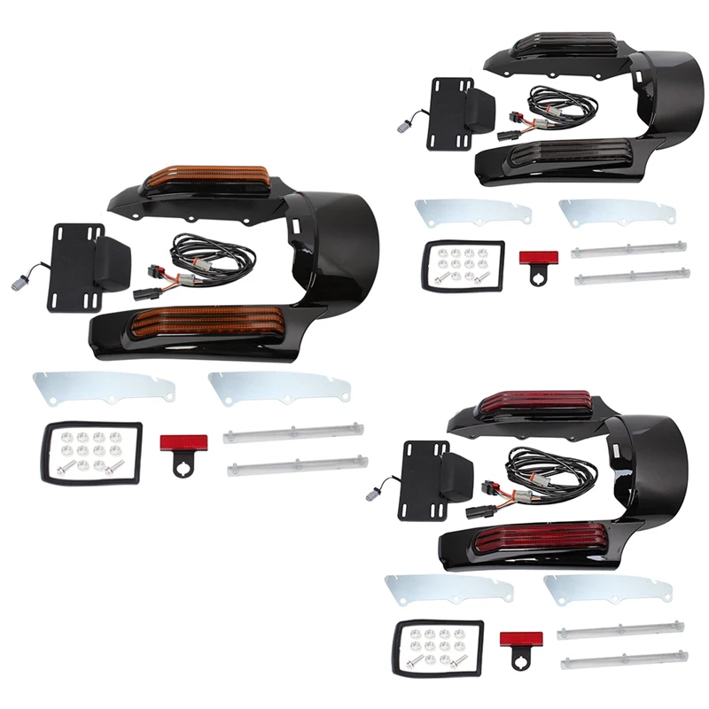 Заднее крыло мотоцикла фасция светодиодный ходовой стоп-сигнал поворотный