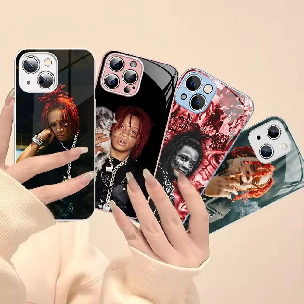 Фото Защитное стекло Rapper T-Trippie R-Redd для Iphone 14 13 12 11 Pro Mini XS MAX 14Plus X XS XR Fundas №2