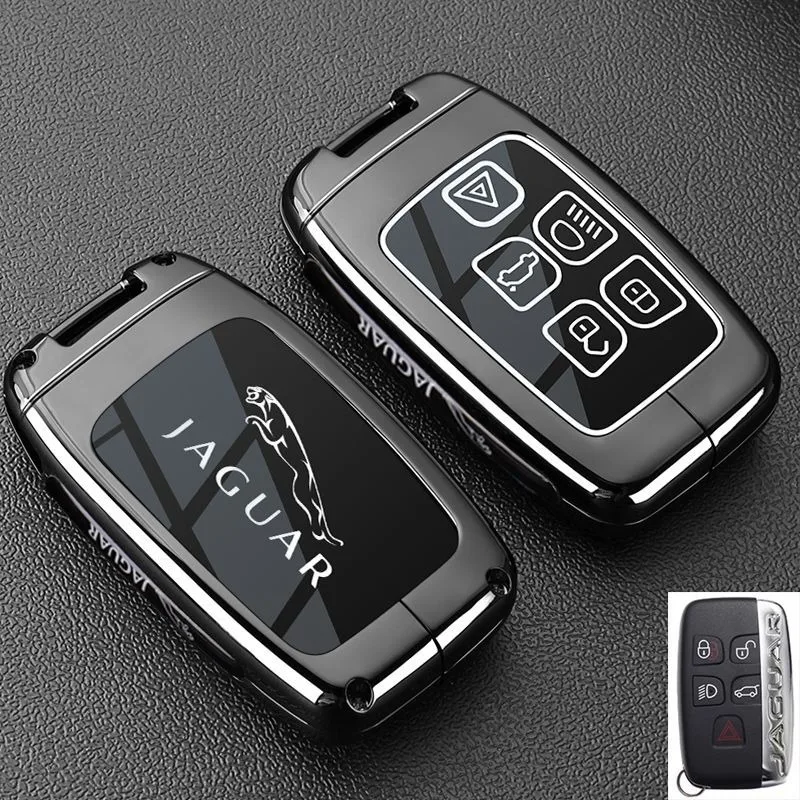 Чехол-брелок для смарт-ключа из цинкового сплава для Land Rover Range Rover Discovery 5 Sport, JAGUAR XE XF XJ F PACE (art.: 3920db07239ff) - 3920db07239ff