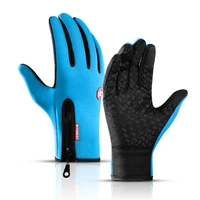 outdoor winter bicycle riding anti splashing sports touch screen warm gloves mountaineering skiing mens and womens gloves