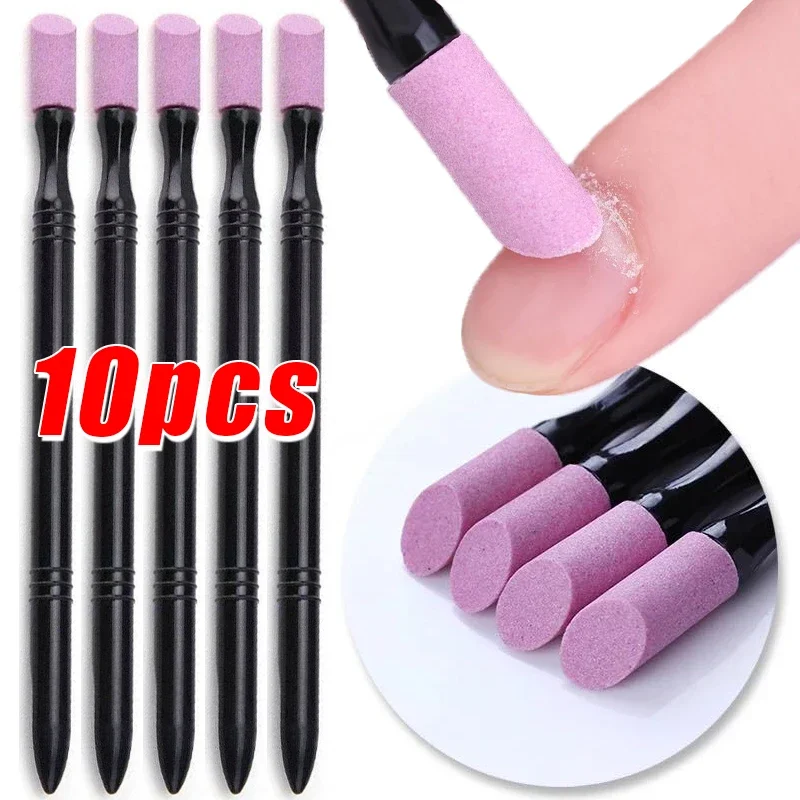 Кварцевая полировальная ручка пилочка для ногтей толкатель кутикулы триммер