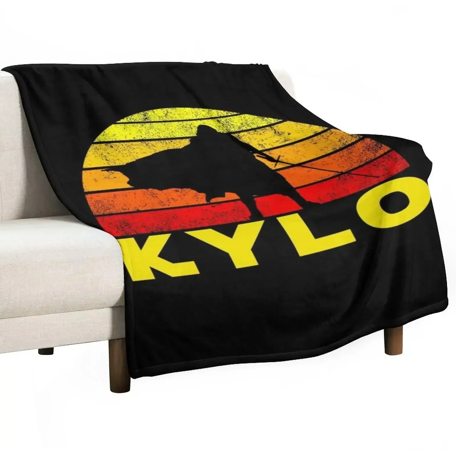 Новое желтое одеяло KYLO в стиле ретро теплое зимнее декоративное спальное мешок
