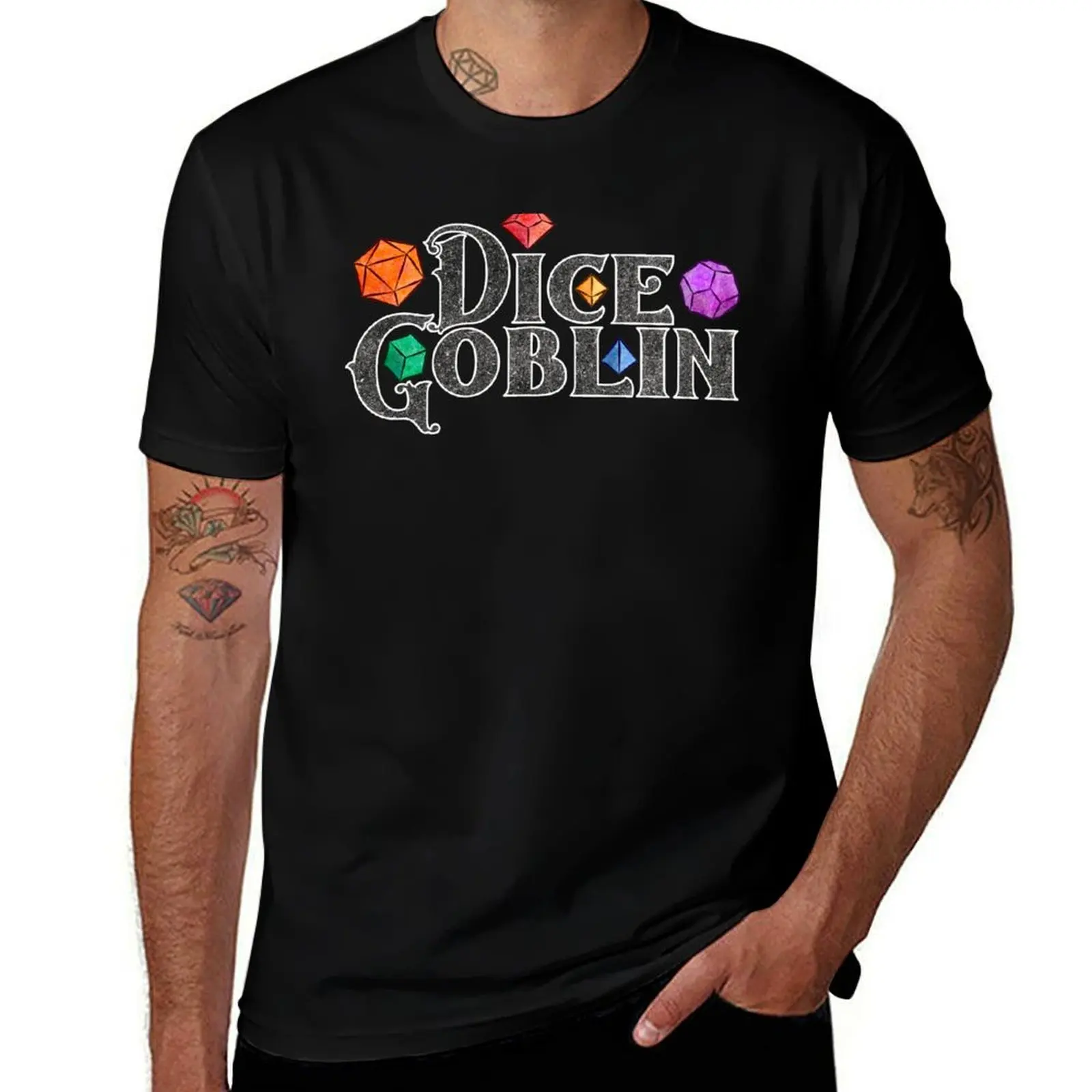 Фото Футболка Dice Goblin Rainbow Dice с модным принтом №1