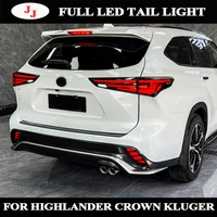 running signal led taillights for highlander new 2022 crown kluger rear lamp led drl brake reversing parking lamp tail light