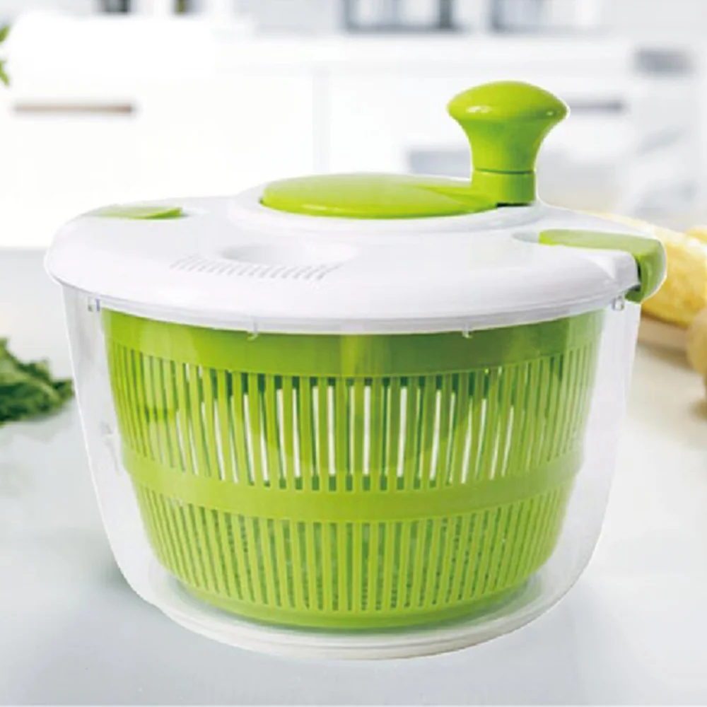 

Pump Spinner with Bowl, Colander and Built in draining System for Fresh, Crisp, Clean Salad and Produce