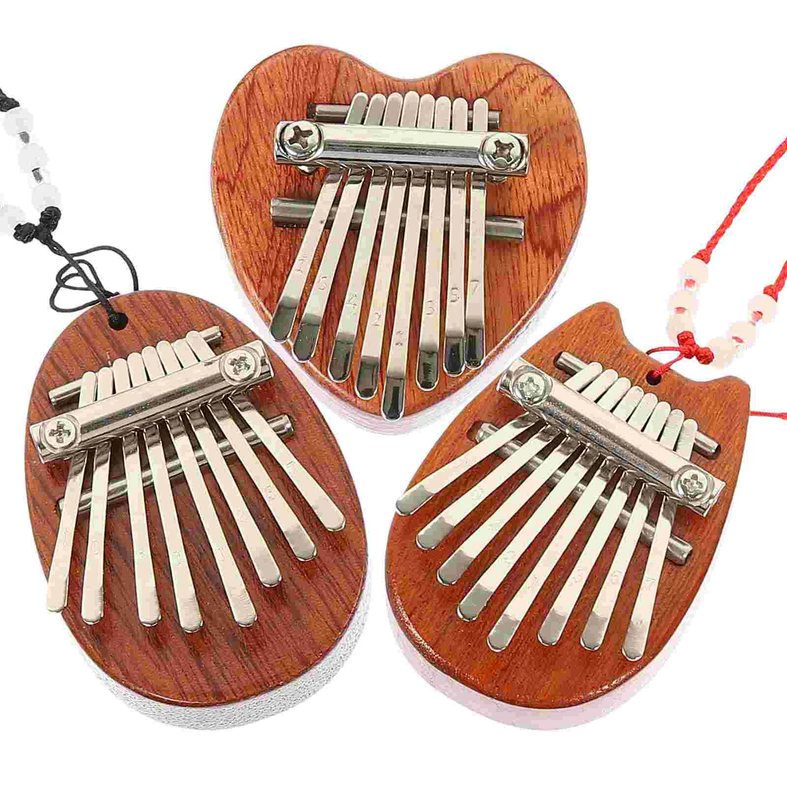 

3pcs Portable Finger Piano Thumb Piano Instrument Beginner Finger Thumb Piano Finger Kalimba