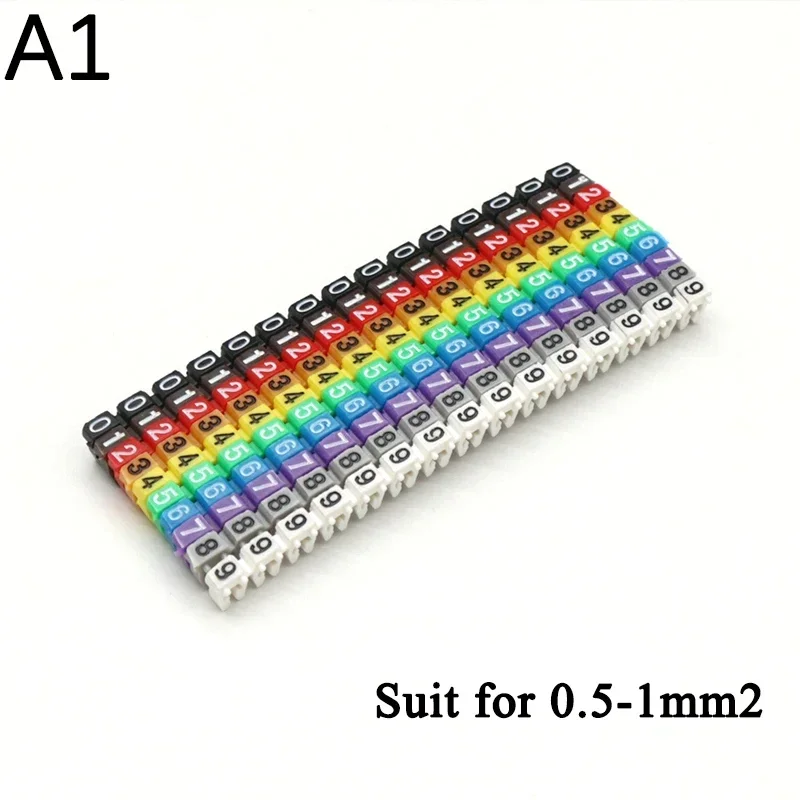 

100/150 шт. кабельные маркеры, красочные маркеры M-типа, номерная бирка, этикетка для 2-8 мм, проводной сетевой кабель, маркер для проводов, бирка для Cat5