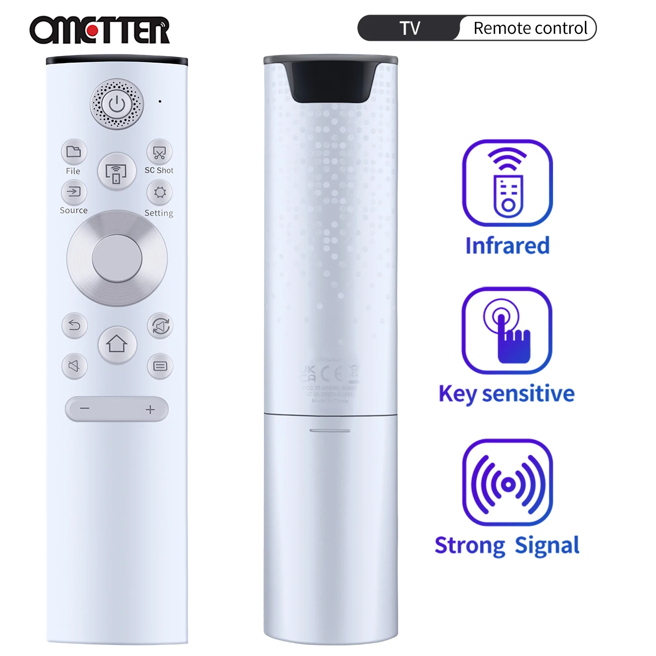 

New CRF5J60BL Remote Control for Hisense Casiris TV 2A6W6-B0001