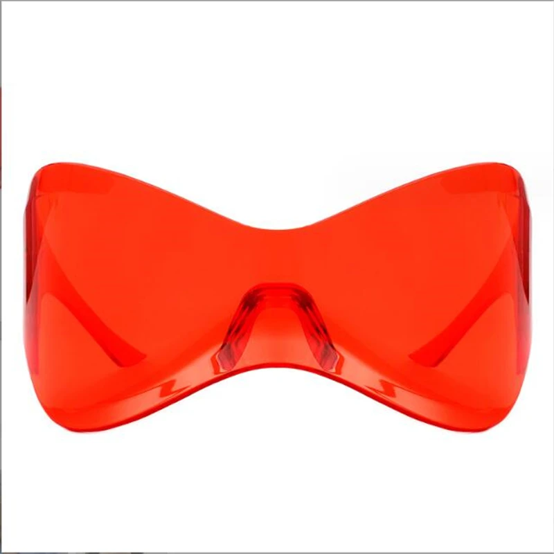 Красные устойчивые к ультрафиолетовому излучению 400 солнцезащитные очки для