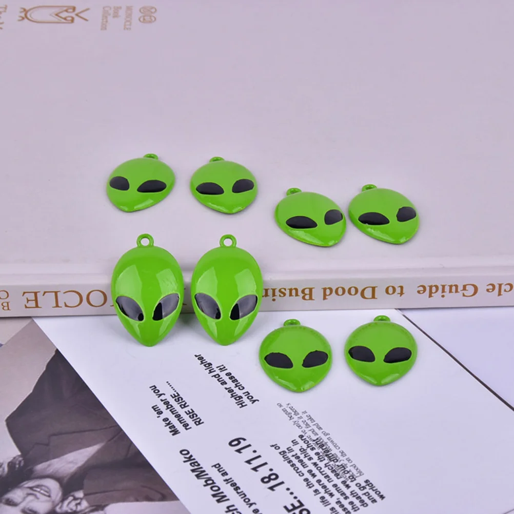 

10 Pcs Jewelry Pendant Halloween Decor Charm DIY Accessory Beach Charms Making Alloy Necklace Pendants Bracelet