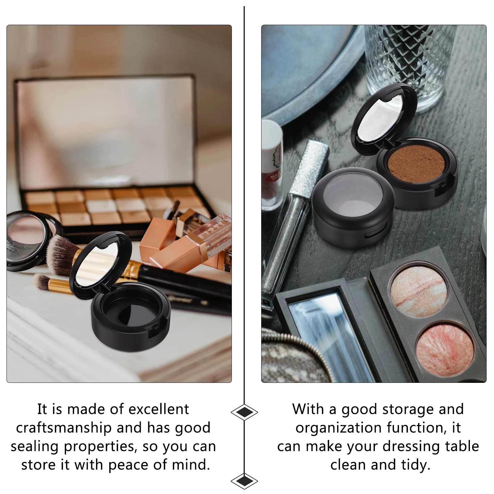 8 шт. пустая коробка для теней век чехол макияжа контейнер аксессуары пресса