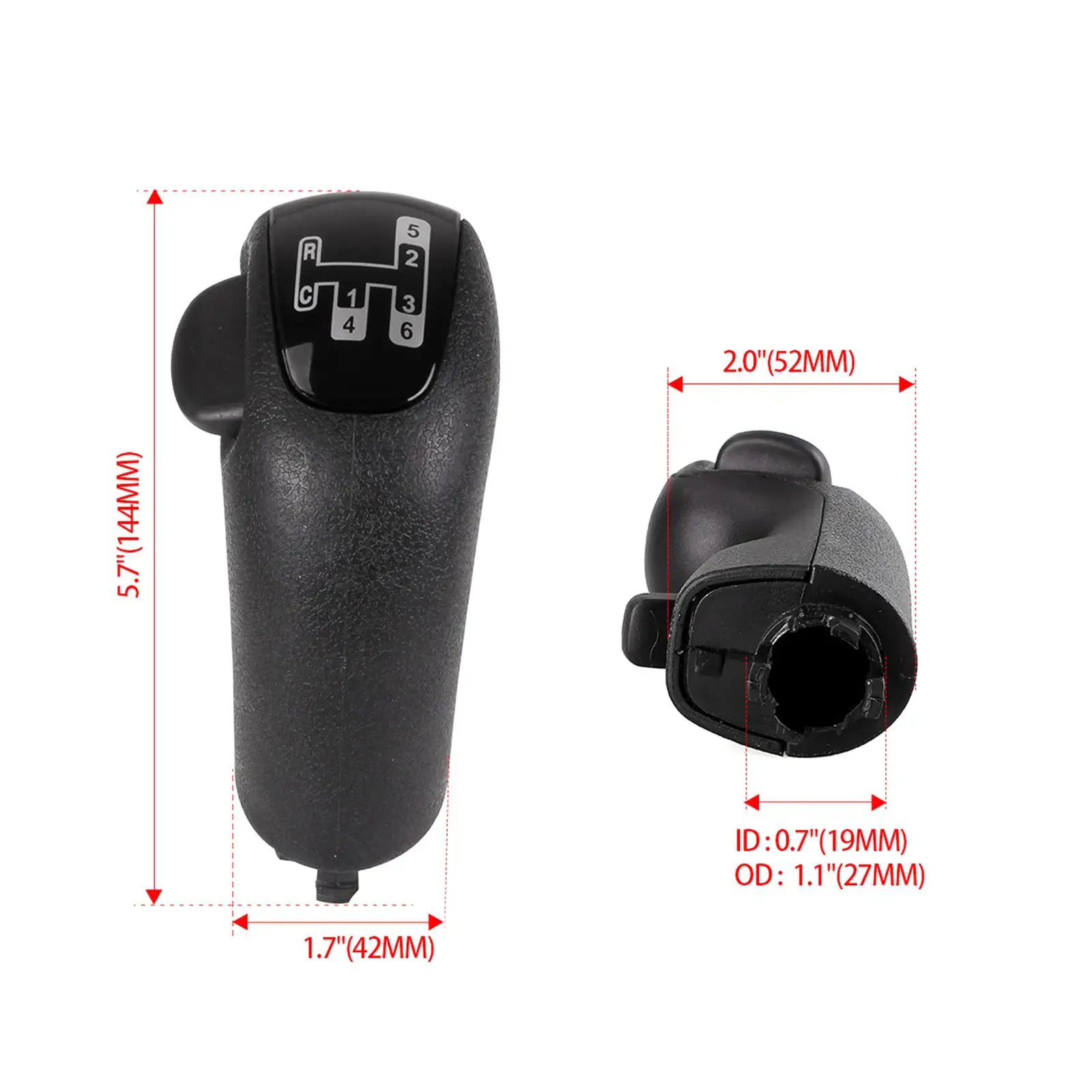 Ручка переключения передач автомобиля с переключателем сращивания коробки 114561