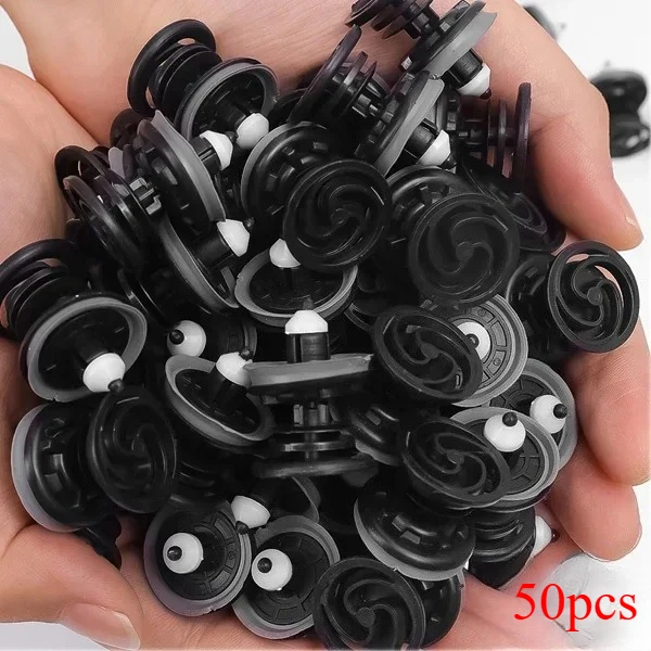 10-50 шт. зажимы для отделки дверной панели автомобиля, внутренний крепеж для Volkswagen Audi Touran Tiguan Golf 4 5 6 7 Passat Polo Jetta T5