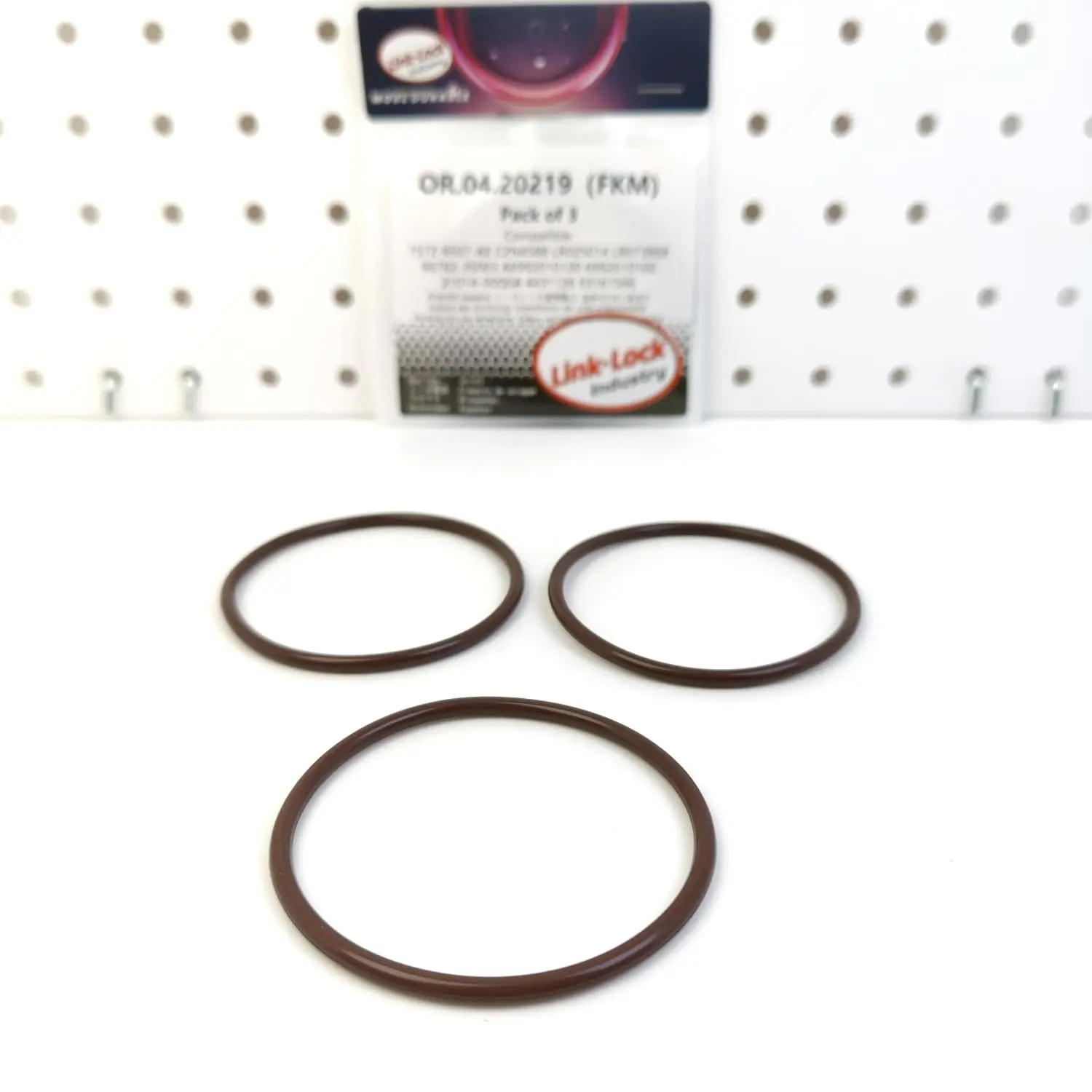 Фото Комплект уплотнительных колец LINK-LOCK 3PCS OR.04.20219 FKM Viton для водяного насоса 1S7Z-8507-AE C2N4588 LR025014 LR073868 96762-35063 A699201 №2