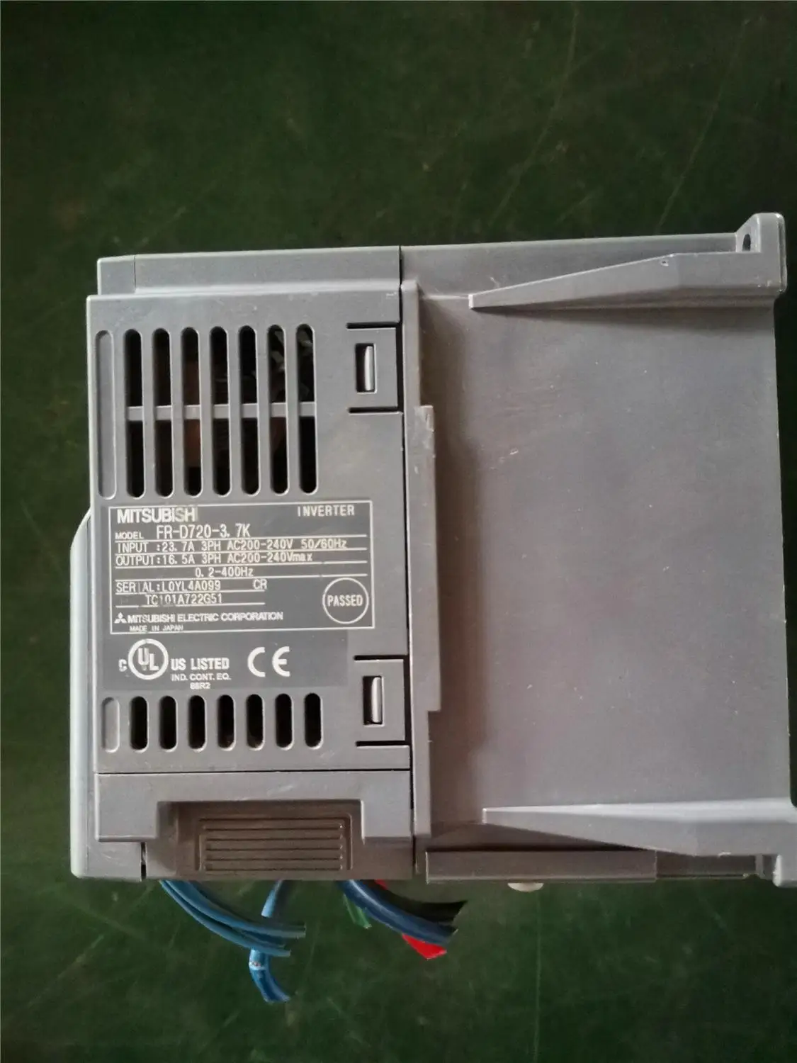

FR-D720S-3.7K inverter , Used one , 85% appearance new , 3 months warranty , fastly shipping