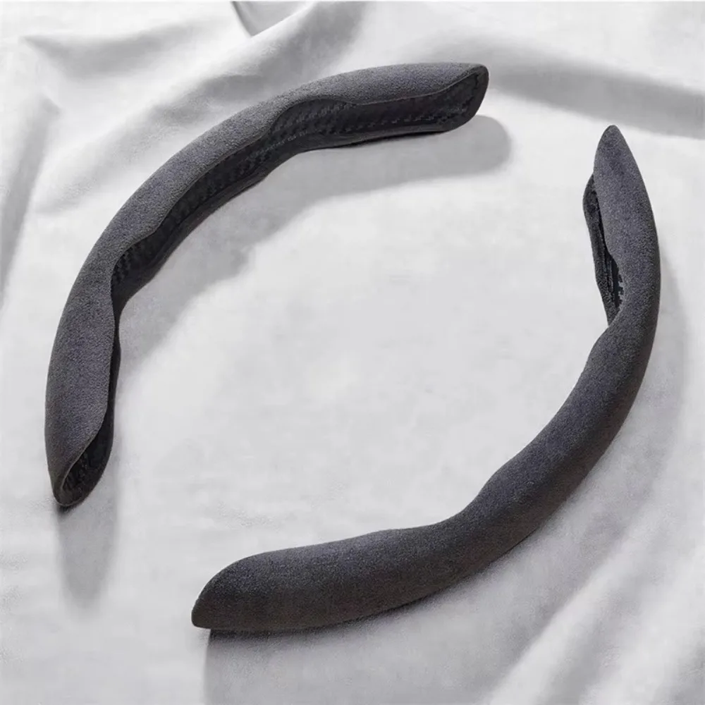 Универсальный чехол на руль 38 см, сплошной цвет, автомобильный интерьер, противоскользящий, украшение на руль