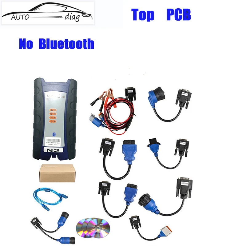 

N2 NEX iqQ 2 USB Bluetooth Diesel Truck Diagnostic Tool Truck OBD Fault Diagnostics Detector For Heavy Duty Cummins HINO