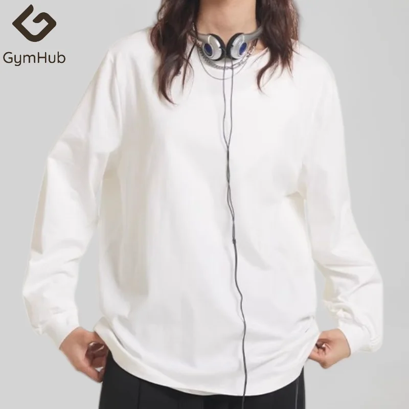 GymHUB Solona Быстросохнущий спортивный свободный чехол с длинными рукавами Meat Casual Sense