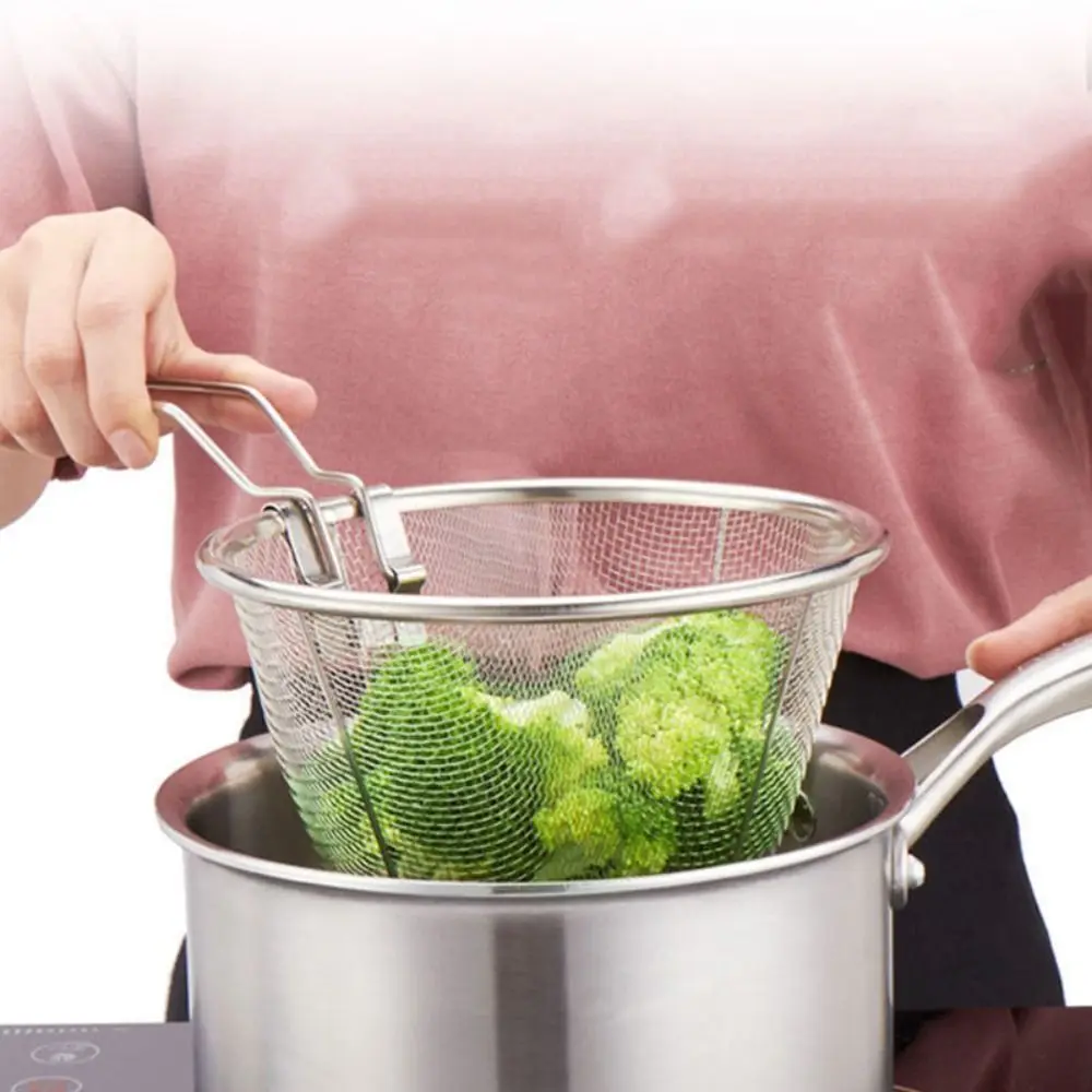 Кольца для лука куриные крылышки с ручкой кухонный складной дуршлаг из