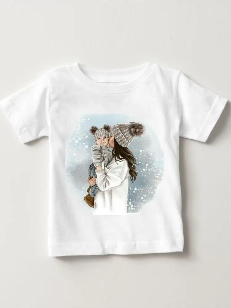 

Cartoon Love Fashion Lovely Printed Tees Boys Girls Cartoon Children Tops Short Sleeve Clothes Summer Kids Outfits T-shirts