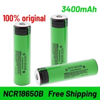 new original ncr18650b 3 7v 3400mah 18650 rechargeable lithium battery for panasonic flashlight batteriespointed