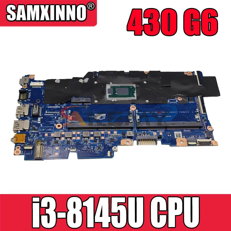 

For HP Probook 430 G6 i3-8145U CPU Notebook Mainboard DA0X8IMB8E0 Laptop Motherboard