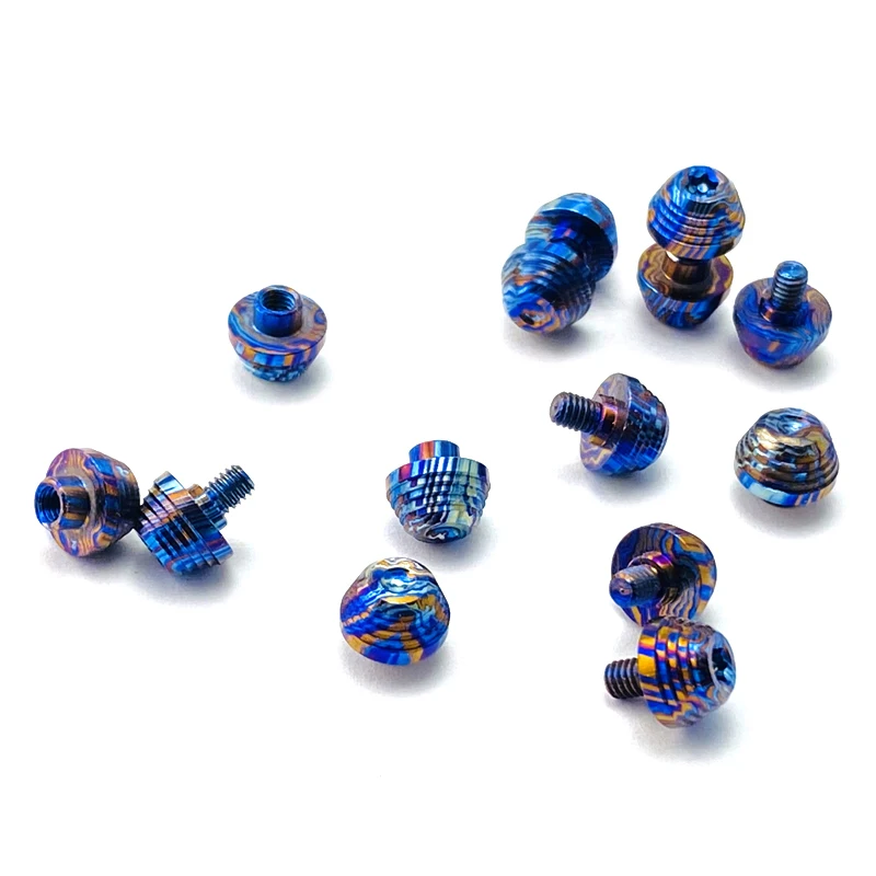 

Набор гвоздиков для большого пальца под заказ, гвоздики для большого пальца Timascus kwik для Demko AD20.5, запчасти для складных ножей