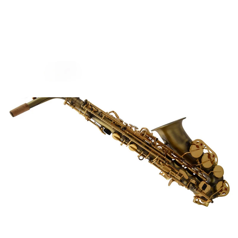 Усовершенствованный профессиональный альт Eb с антикварным корпусом из латуни и