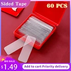 Двухсторонняя клейкая лента из ПВХ, многоразовая Водонепроницаемая настенная наклейка, не оставляющая следов и не моющаяся, самоклеящаяся прозрачная лента для инструментов