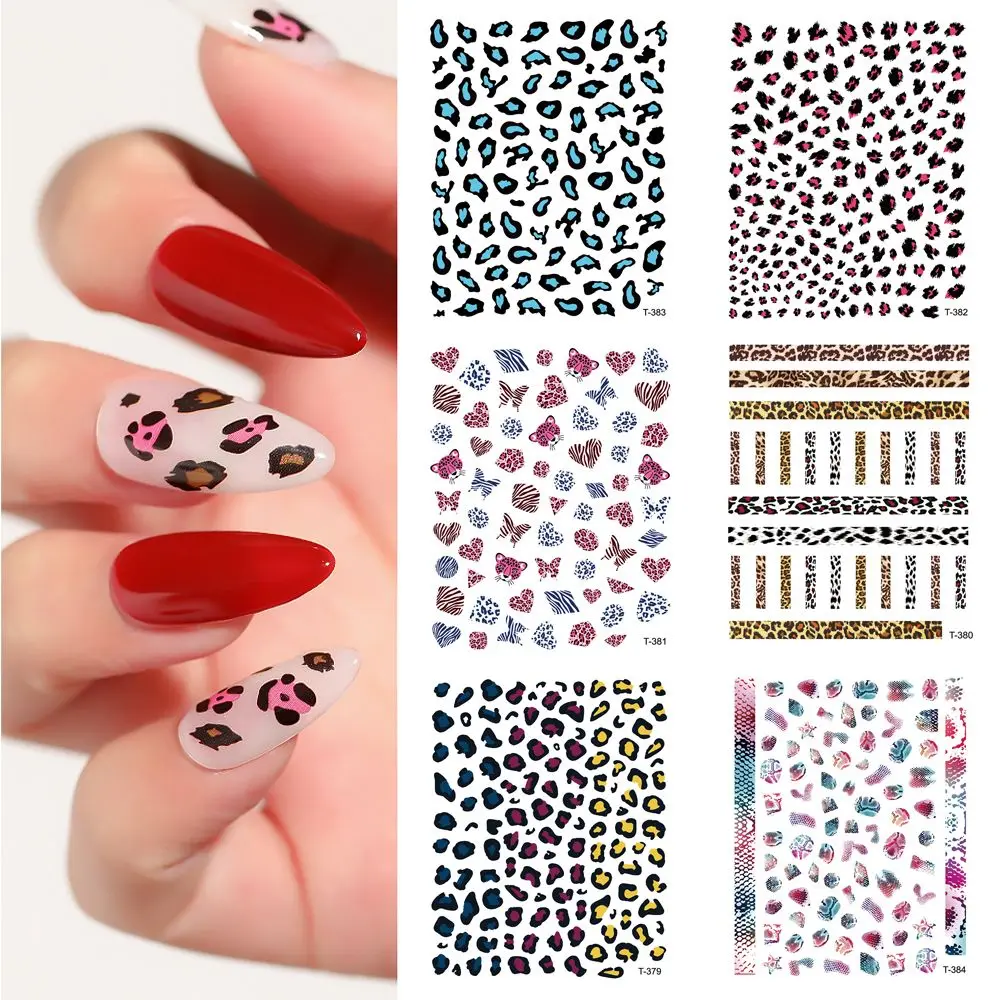 

Hand-made Manicure Accessories Animal Prints Nail Stickers Leopard Decals Nail Slider Nail Art Decorations