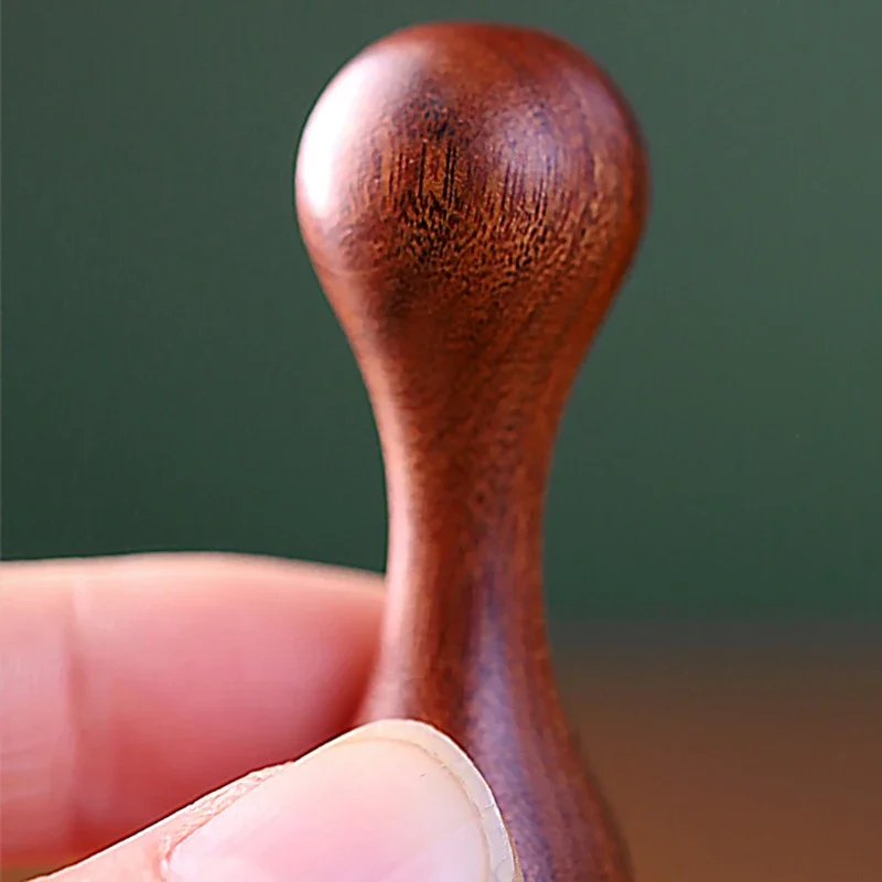 Фото Knucklebone Sandalwood Fingertip Top Baole Bead Begleri Игрушка Knucklebone Finger Limit EDC Антистресс Аутизм СДВГ Упражнения на палец №5